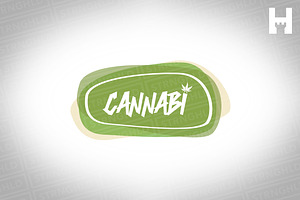 Cannabis Vector Logo Template