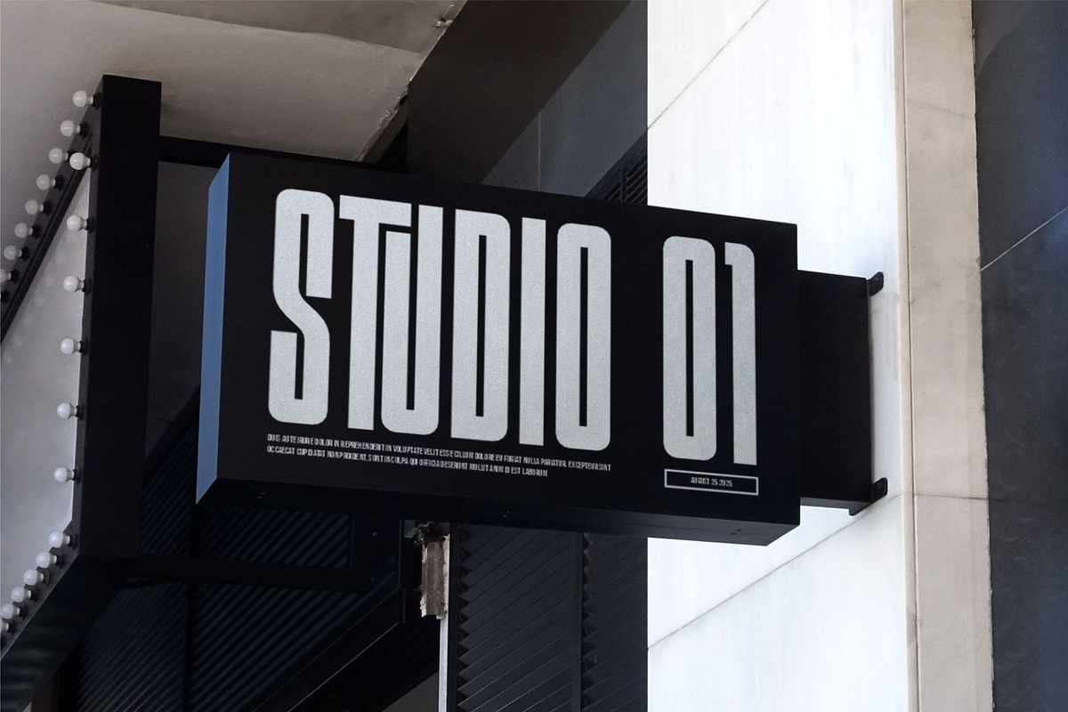 Rostelop || Modern Tall Sans Serif, a Sans Serif Font by Ermedia Studio (Photo 10 of 10)