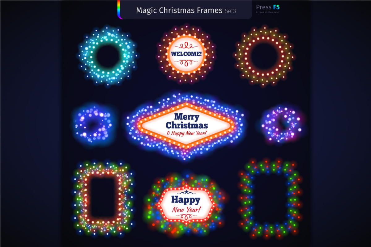 Magic Christmas Lights, a Brush Add-On by Voysla's Shop (Photo 8 of 14)