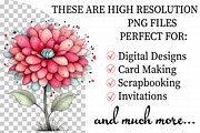 Whimsical Spring Dahlia Flower Clipa, an Illustration by Daily.Designs (Thumbnail 2 of 8)