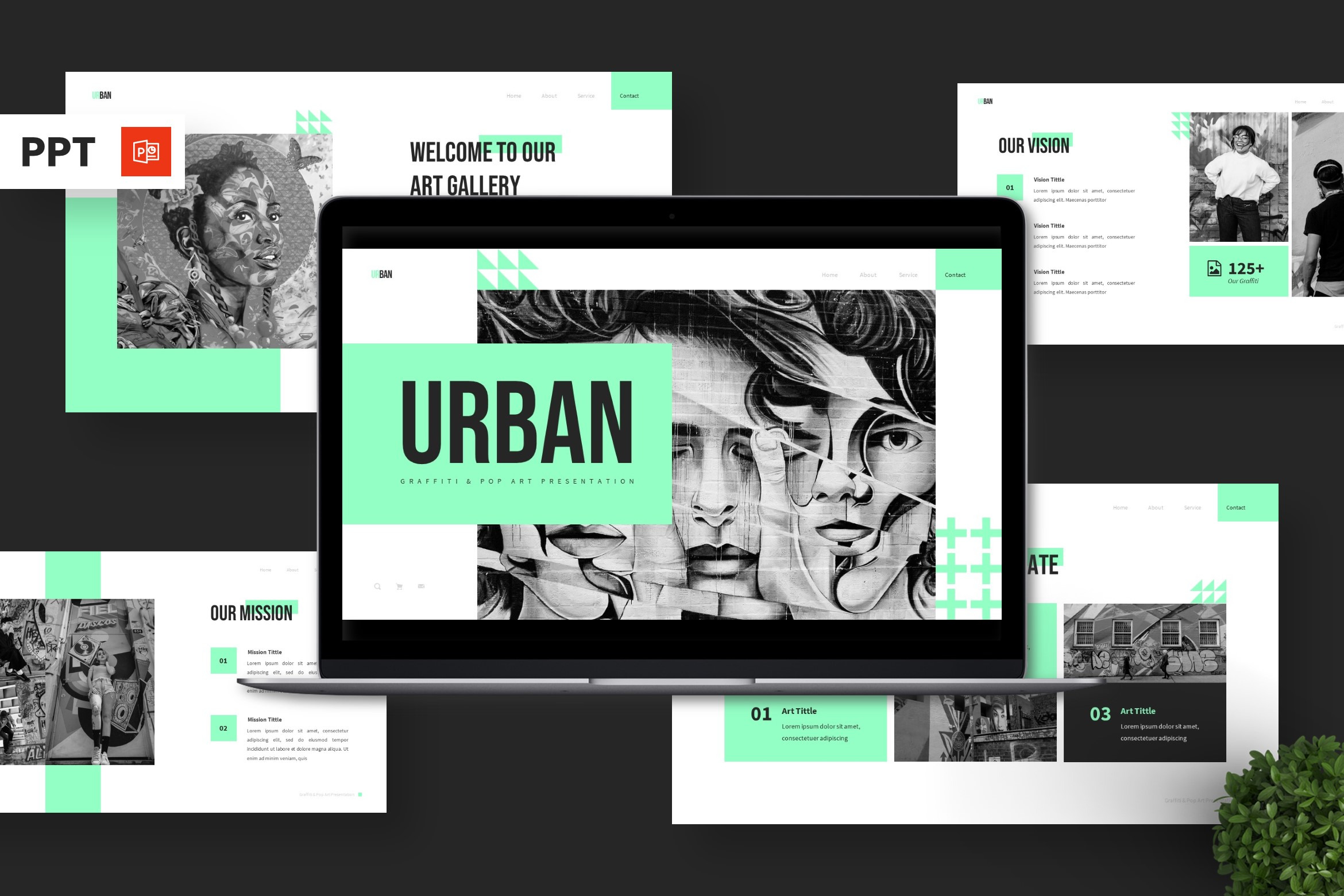 Urban - Powerpoint Templates, a Presentation Template by Deepslide Studio