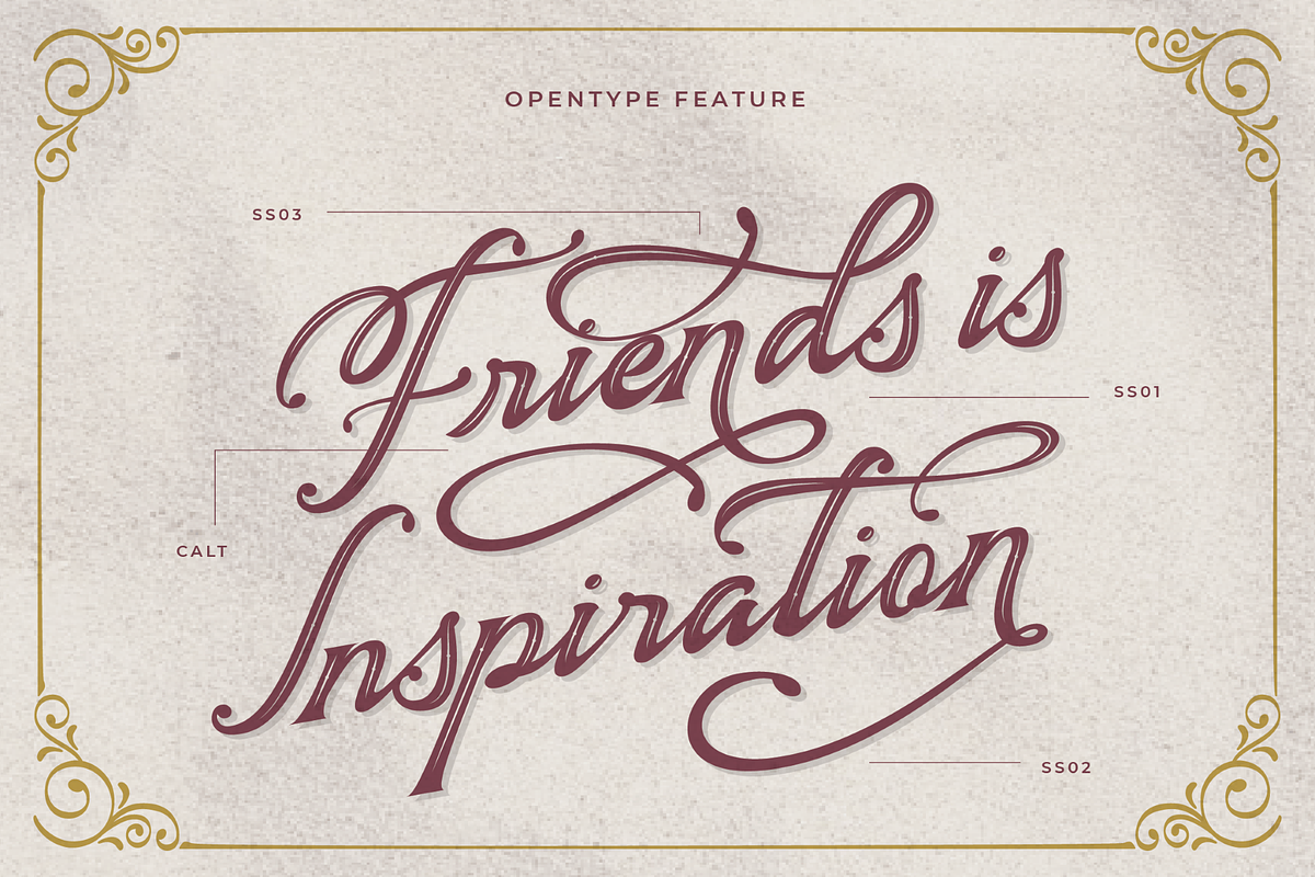 Lovely Sunday Script Font, a Script Font by Monoco Type Foundry (Photo 7 of 9)
