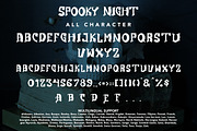 Spooky Night - Halloween Display, a Handwritten Font by Arendxstudio (Thumbnail 9 of 9)