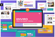 Creative Agency Profile PowerPoint, a Presentation Template by Neermana (Thumbnail 1 of 5)