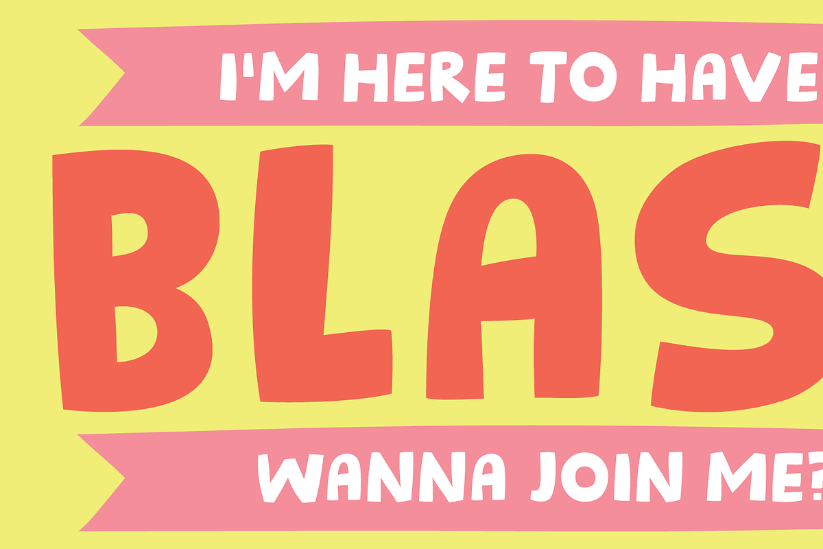 Sing A Song!, a Font by pizzadudedotdk (Photo 2 of 10)