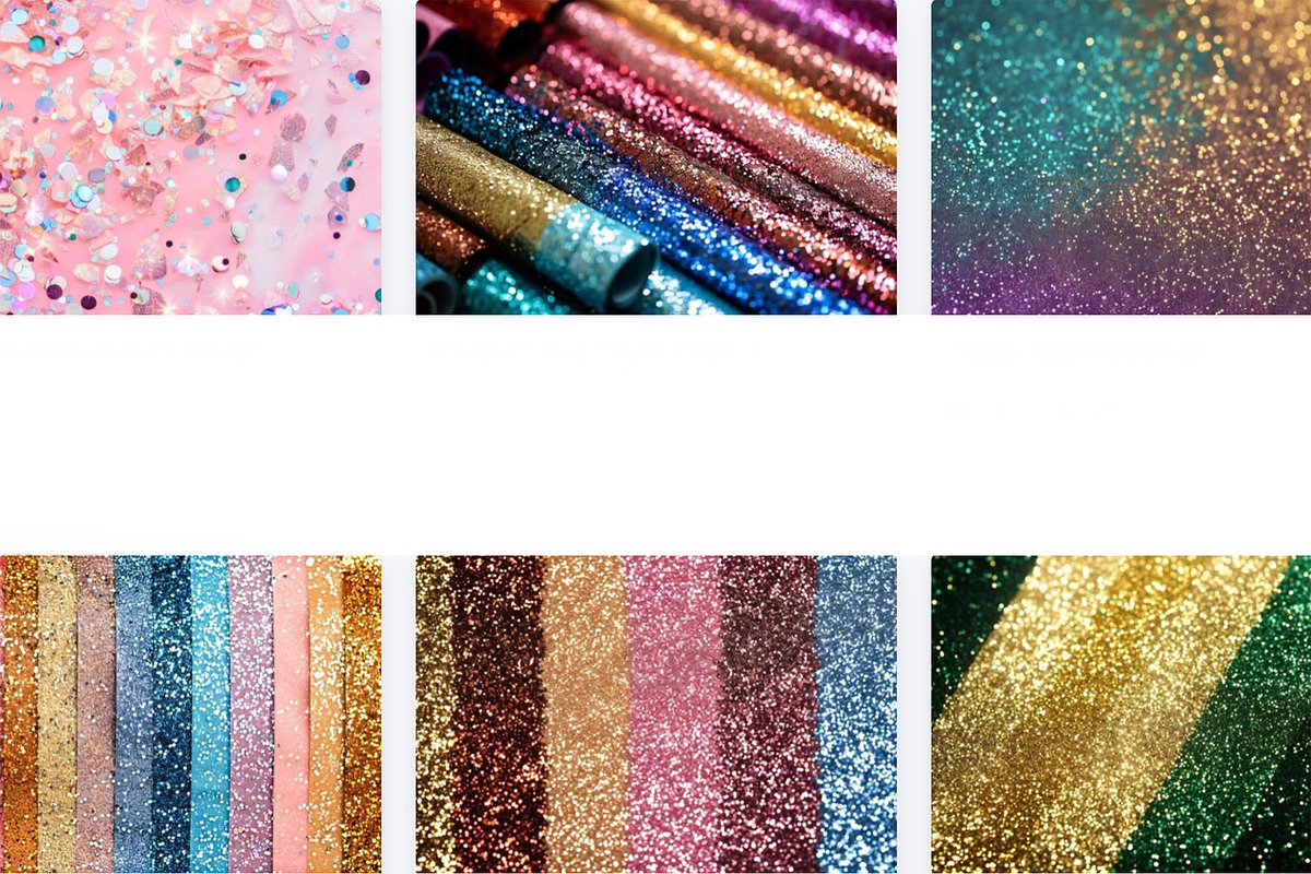 Glitter Stars and Abstract Backdrop, a Background Graphic by VetalStock (Photo 3 of 3)