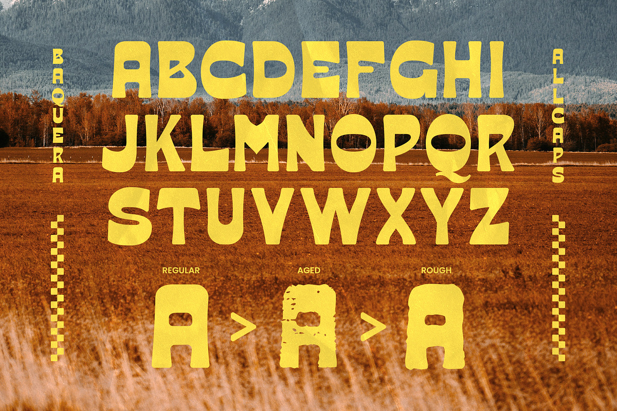 Baquera - Retro Display Font, a Serif Font by Inviline.co (Photo 3 of 10)