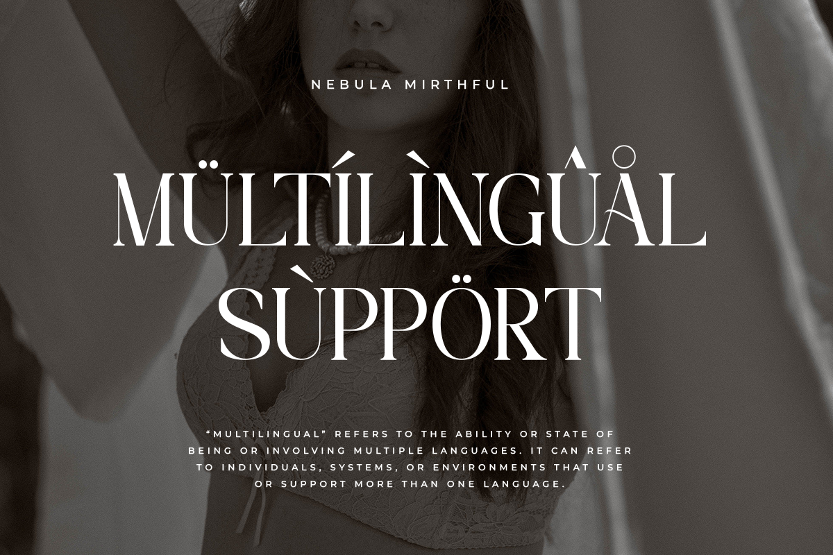 Nebula Mirthful - Modern Serif, a Serif Font by RagamKata (Photo 10 of 10)