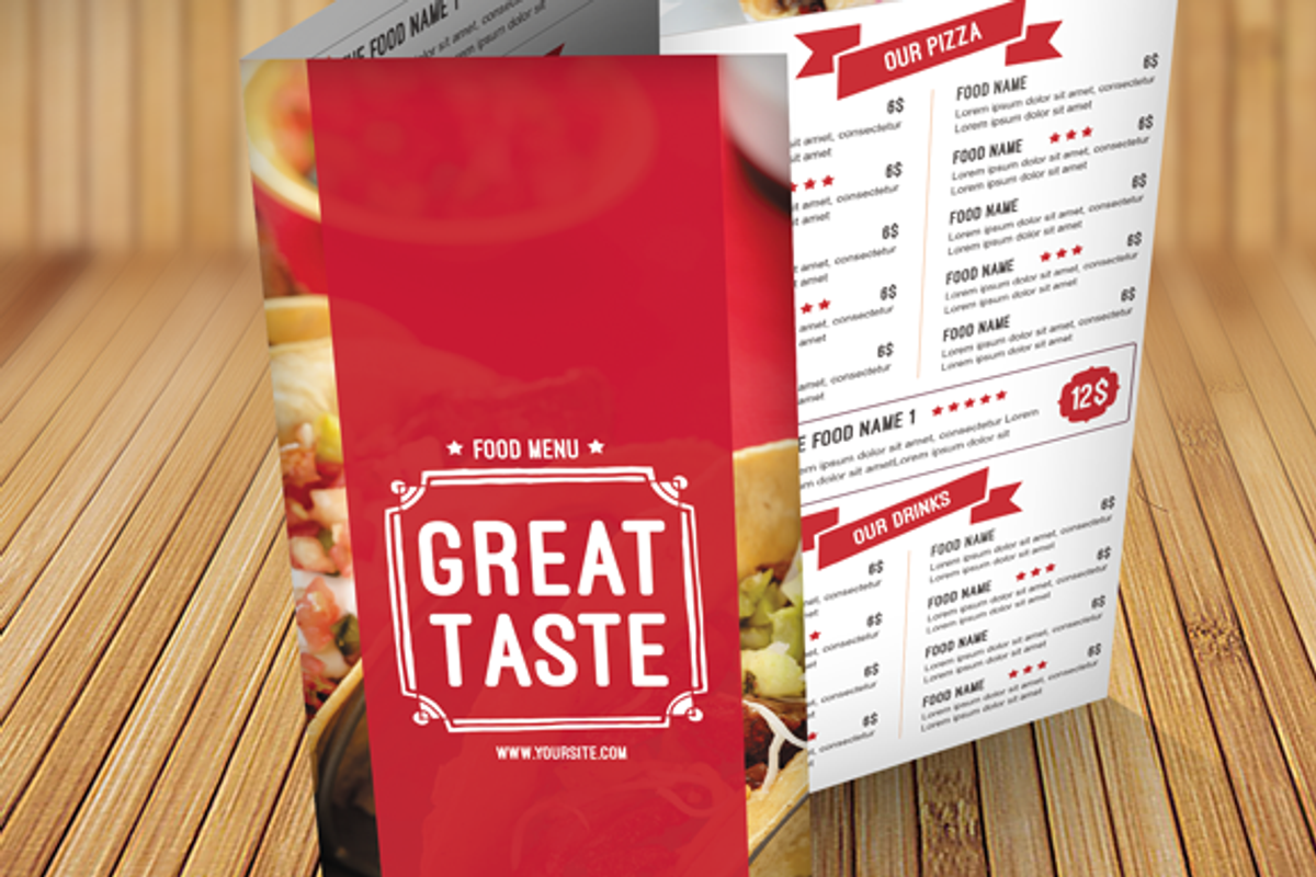 Clean Restaurant Food Menu, a Brochure Template by Nody4Design (Photo 4 of 4)
