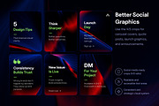 Abstract Red Blue Grainy Backgrounds, a Background Graphic by Artbeaut (Thumbnail 7 of 12)
