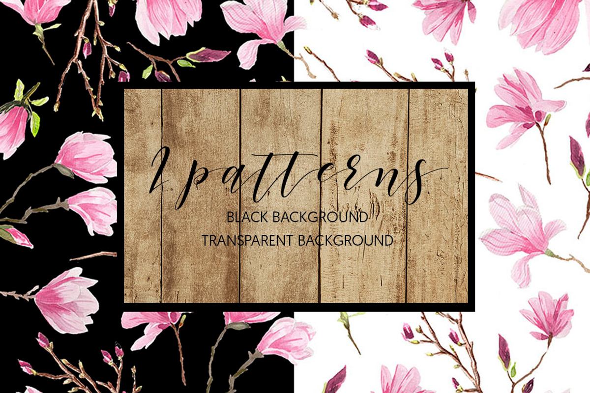 Magnolias Watercolor flowers, an Illustration by Anis Illustration (Photo 5 of 7)