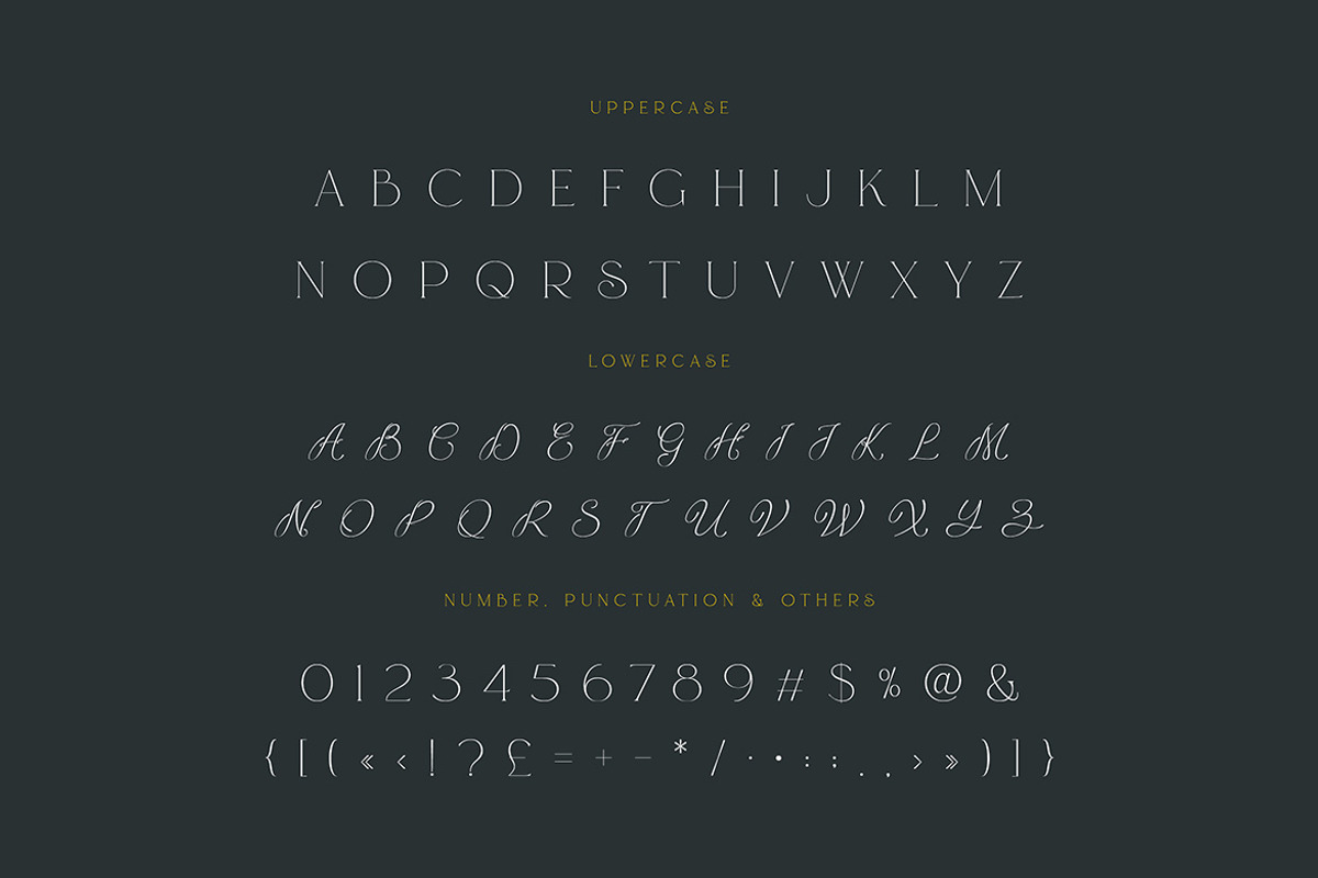 Trendy & Modern Fonts 3 - 10 Sets, a Sans Serif Font by Cruzine (Photo 40 of 47)