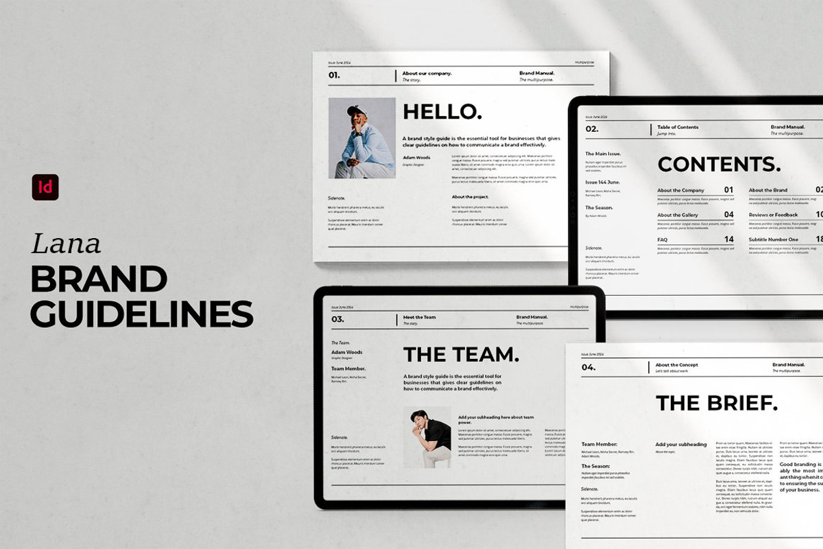 LANA | Brand Guidelines, a Brochure Template by Analogi Studio (Photo 1 of 22)