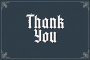 Yugitoy - Blackletter Font, a Blackletter Font by StringLabs (Thumbnail 13 of 13)