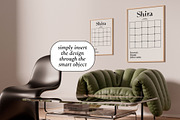 Art Mockup Set SHIRA, a Household Mockup by Bonumo (Thumbnail 6 of 13)