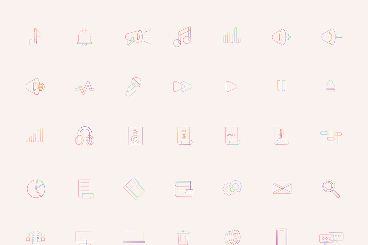 BUBBLiCONS - A Stylised iCon Set, an Icon by illustrated (Photo 7 of 7)