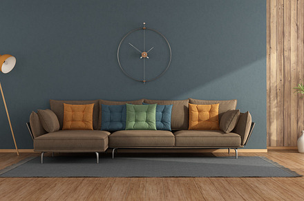 Modern Living room with colorful sofa, an Architecture Photo by Archideaphoto