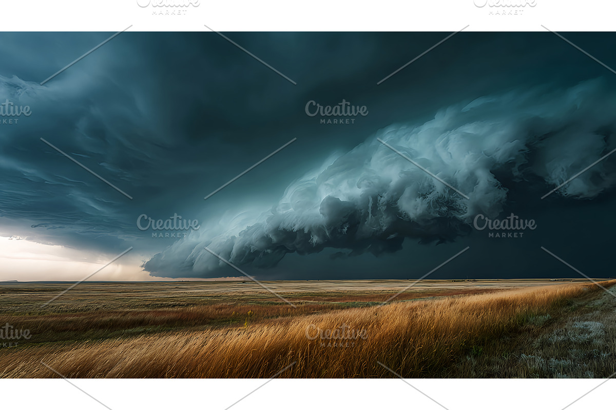 Majestic storm as it moves, an Illustration by Lukas Jonaitis SHOP