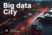 Bid data City - 38 images, a Background Graphic by Handmadefont (Thumbnail 1 of 9)