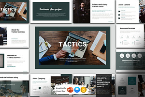 Tactics Presentation Template, a Presentation Template by Analogous Temp