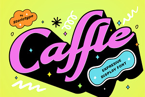 Caffle - Expresive Display Font