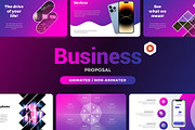 Business Clean Proposal, a Presentation Template by Evgeny Bagro (Thumbnail 1 of 7)