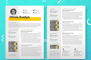 Resume Template / CV Template 20021