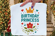 Yarn Birthday Png Birthday Princess, an Illustration by Black Bird Studio (Thumbnail 3 of 8)