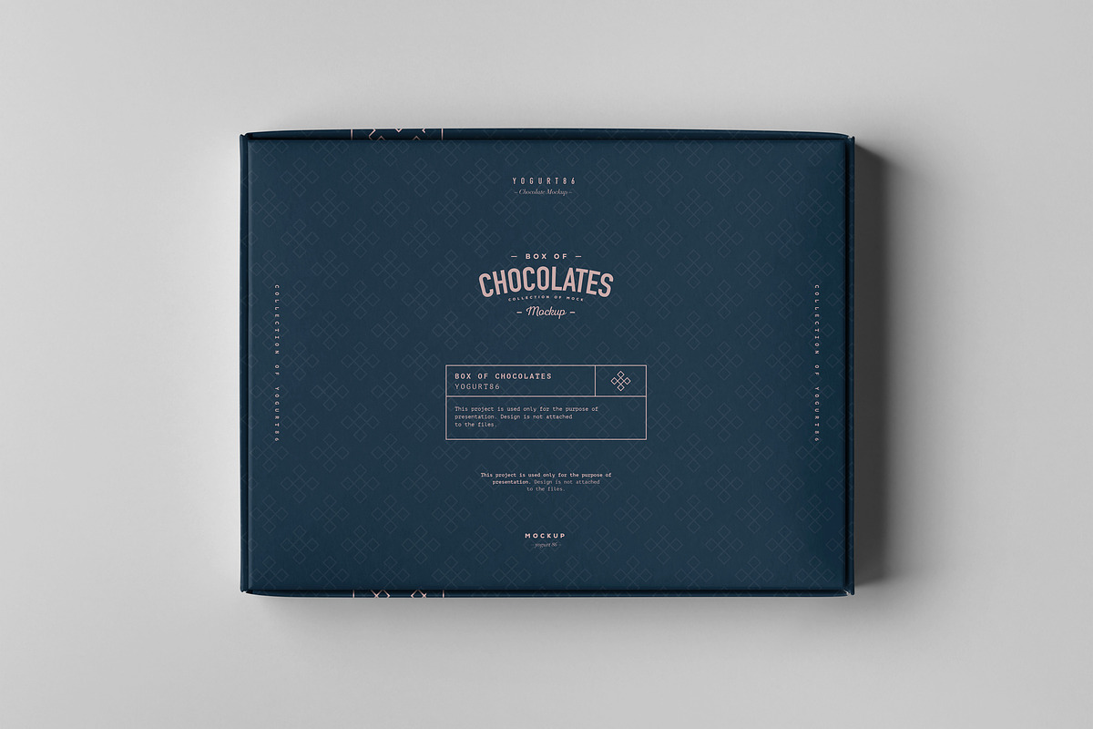 Box Of Chocolates Mock-up, a Packaging Mockup by Yogurt86 (Photo 14 of 14)
