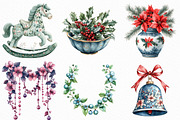 Christmas Chinoiserie Sublimation, an Illustration by Craft Nest (Thumbnail 3 of 6)