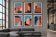 18 Minimalist Building Printable Art, a Background Graphic by C Design Studio (Thumbnail 11 of 11)