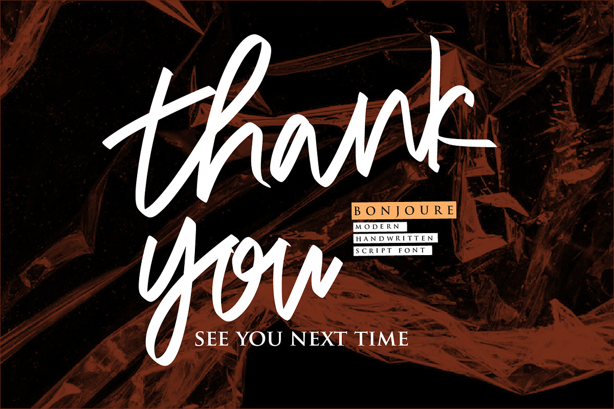 Bonjoure - Handwritten Script fonts*, a Script Font by Nahar_std (Photo 12 of 12)