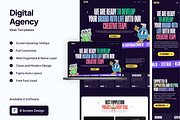 Craftving - Agency Landing Page, a Landing Page Template by SundayWorkTeam (Thumbnail 1 of 6)