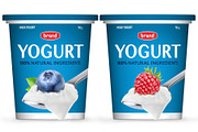 Fruit yogurt on spoons, an Object Graphic by Fruits+Veggies (Thumbnail 14 of 14)