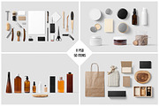 Barber & Cosmetics Branding Mock-Up, a Product Mockup by forgraphic™ (Thumbnail 2 of 4)