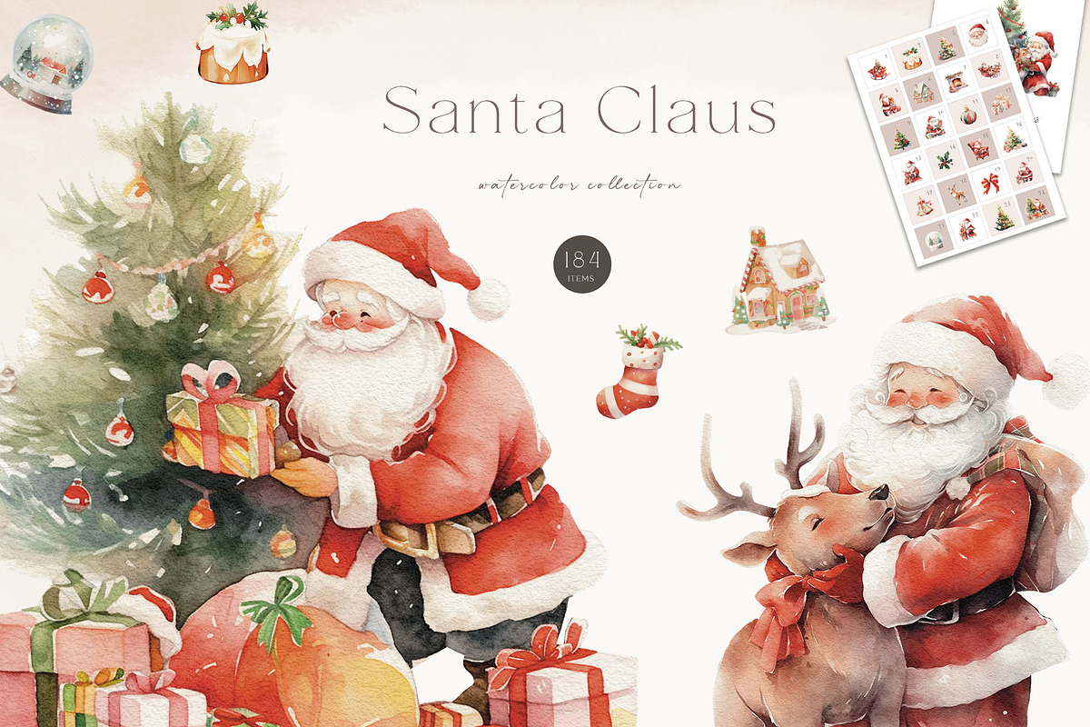 Santa Claus, a Seasonal Illustration by heyiamalice (Photo 1 of 17)
