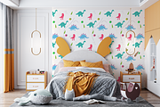 dinosaur pattern for kids, a Pattern Graphic by Asfacute (Thumbnail 11 of 12)