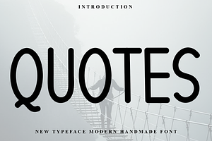 Quotes, a Script Font by FreshTypeINK