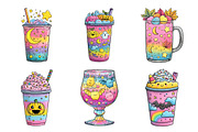 Whimsical Halloween Drink Clipart, a Seasonal Illustration by Creative Art (Thumbnail 6 of 7)