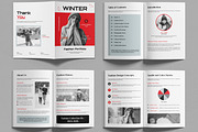 Winter Fashion Portfolio Layout, a Magazine Template by MightyDesign (Thumbnail 2 of 6)