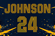 Jerzen - All Star Sport Fonts, a Sans Serif Font by Konstantine Studio (Thumbnail 4 of 4)