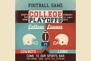 American Football Illustrations, an Education Illustration by Paul Lesser (Thumbnail 2 of 4)