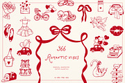 Whimsical Set Romantic Vibes, an Object Graphic by ViktoriyaD (Thumbnail 1 of 19)