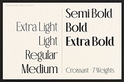 BD Croissant | 7 weights, a Serif Font by Brandear Design (Thumbnail 6 of 16)