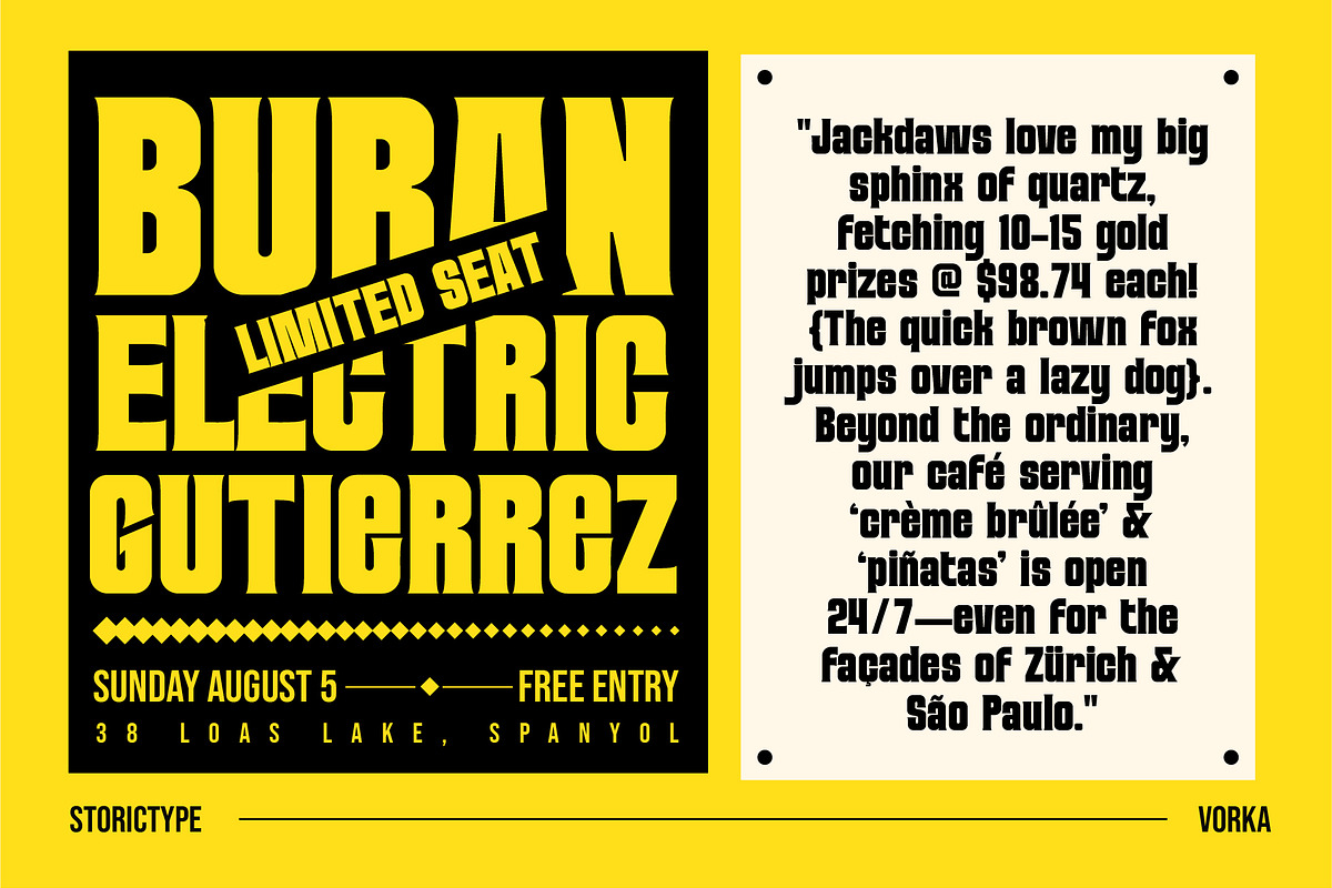 VORKA - Headline Display Typeface, a Serif Font by StoricType (Photo 17 of 24)