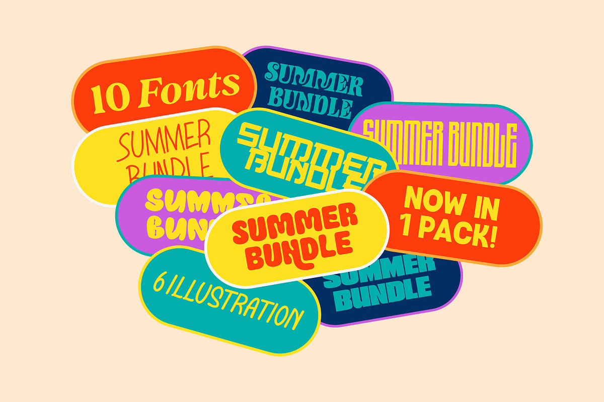 [30% OFF] Summer 10 Fonts Bundle, a Handwritten Font by Casloop Studio (Photo 1 of 14)