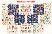 140 Retro Summer Seamless Patterns, a Pattern Graphic by IRSYART (Thumbnail 2 of 15)