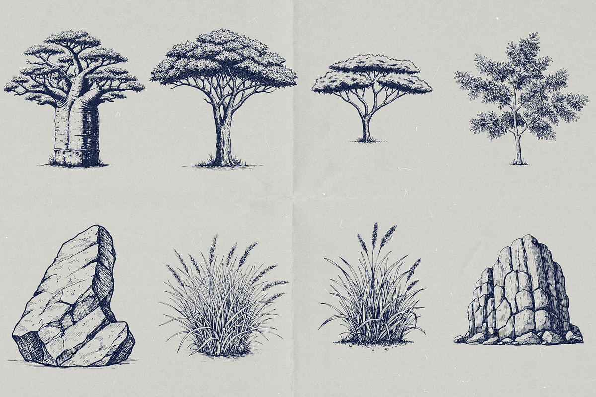 Wild Wonders: Safari Illustrations, an Animal Illustration by elliazidi.designs (Photo 4 of 9)