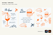 Drawn Baby Shower Menu Kit, a Print Template by Scott Wilson (Thumbnail 3 of 3)