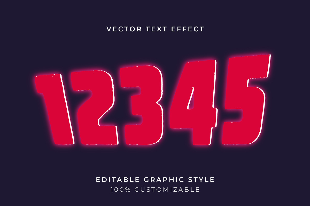 Distressed Bold Block Text Effect preview 2